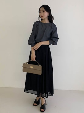美波さん(レディース・158cm)の春コーディネート