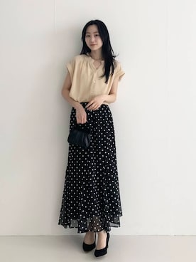 「初夏のお出掛けコーデ」｜美波さん（レディース・158cm）の春コーディネート