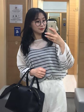 美波さん（レディース・158cm）の夏コーディネート