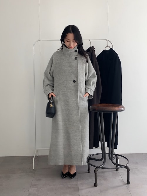 セール】アルパカ混シャギースタンドコート（その他アウター）｜URBAN