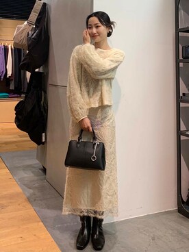 美波さん(レディース・158cm)の冬コーディネート