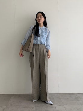 美波さん(レディース・158cm)の冬コーディネート