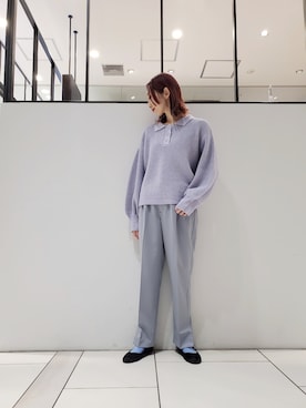 「du noir」｜nagashimaさん（レディース・160cm）の冬コーディネート