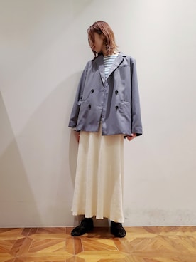 nagashimaさん（レディース・160cm）の冬コーディネート