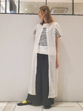 nagashimaさん（レディース・160cm）の夏コーディネート