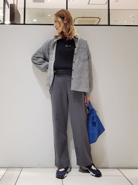 nagashimaさん（レディース・160cm）の秋コーディネート