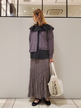 nagashimaさん（レディース・160cm）の秋コーディネート