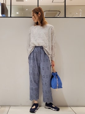 「ナイキエアリフト」｜nagashimaさん（レディース・160cm）の秋コーディネート