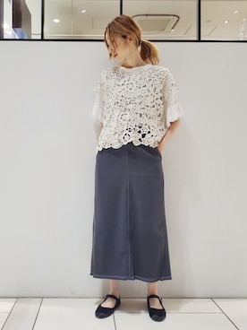 nagashimaさん（レディース・160cm）の夏コーディネート