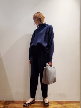 nagashimaさん（レディース・160cm）の冬コーディネート