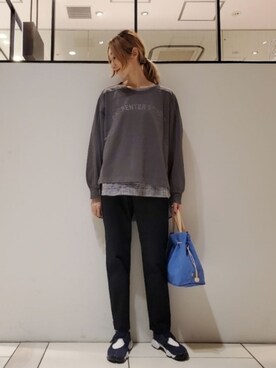 nagashimaさん（レディース・160cm）の秋コーディネート