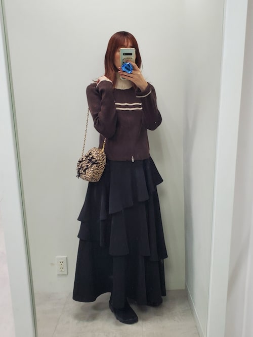 セール】ダブルジップラインニット（ニット/セーター）｜one after