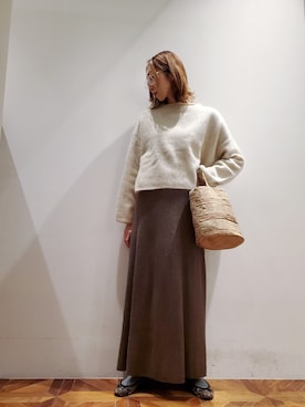 nagashimaさん（レディース・160cm）の冬コーディネート