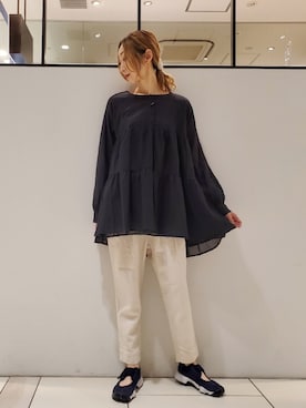 nagashimaさん（レディース・160cm）の秋コーディネート