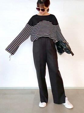 「ELFORBR（エルフォーブル）のアイテム」を使った、inoさん（レディース・158cm）の夏コーディネート