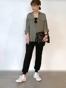 「ELFORBR（エルフォーブル）のアイテム」を使った、inoさん（レディース・158cm）の秋コーディネート