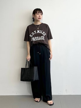 LINさん（レディース・163cm）の夏コーディネート