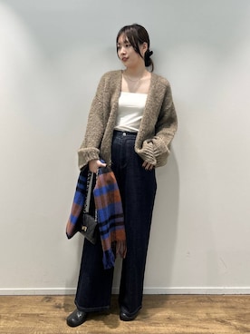 「MILOS（ミロス）のアイテム」を使った、LINさん（レディース・163cm）の秋コーディネート