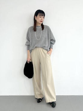 LINさん(レディース・163cm)の秋コーディネート