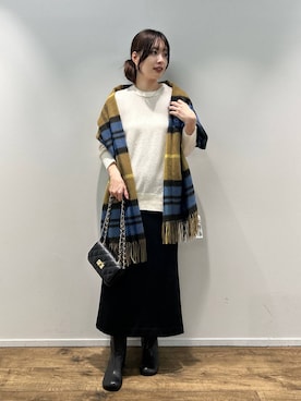 「MILOS（ミロス）のアイテム」を使った、LINさん（レディース・163cm）の秋コーディネート