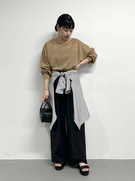 「骨格ナチュラル」｜LINさん（レディース・164cm）の夏コーディネート