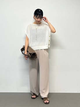 LINさん（レディース・163cm）の春コーディネート