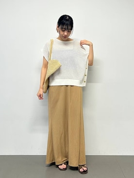LINさん(レディース・163cm)の春コーディネート