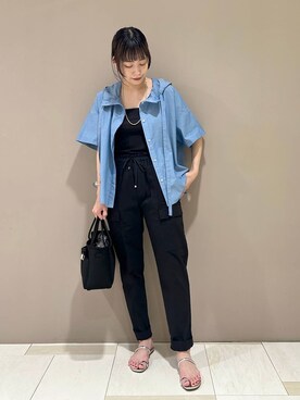 LINさん（レディース・163cm）の夏コーディネート