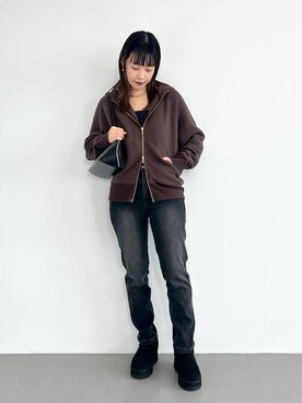 「BARNYARDSTORM（バンヤードストーム）のBARNYARDSTORM / メタルチョーカー（チョーカー）」を使った、LINさん（レディース・163cm）の秋コーディネート