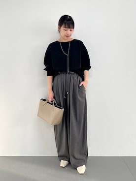 「骨格ナチュラル」｜LINさん（レディース・164cm）の夏コーディネート