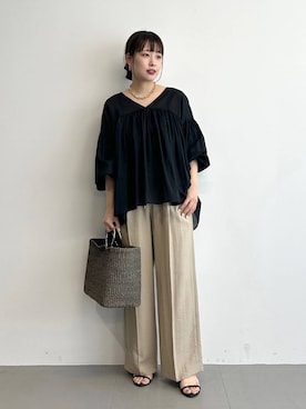 LINさん（レディース・163cm）の夏コーディネート