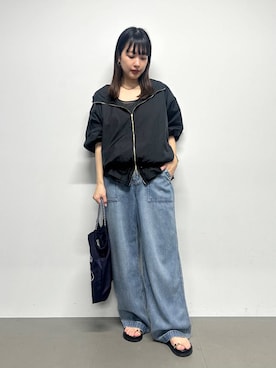 LINさん（レディース・163cm）の春コーディネート