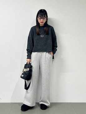 LINさん（レディース・163cm）の冬コーディネート