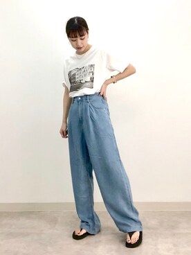 LINさん（レディース・163cm）の夏コーディネート