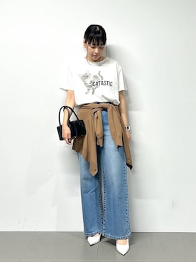 「骨格ナチュラル」｜LINさん（レディース・164cm）の夏コーディネート