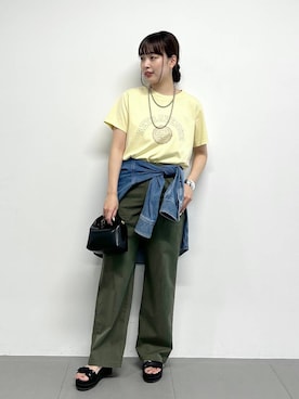 LINさん（レディース・163cm）の夏コーディネート