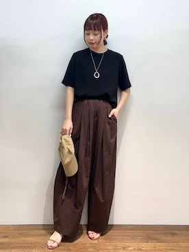 「BARNYARDSTORM（バンヤードストーム）のアイテム」を使った、LINさん（レディース・163cm）の春コーディネート