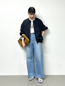 「BARNYARDSTORM（バンヤードストーム）のアイテム」を使った、LINさん（レディース・164cm）の夏コーディネート