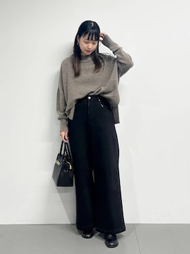 「BARNYARDSTORM（バンヤードストーム）のアイテム（ネックレス）」を使った、LINさん（レディース・163cm）の秋コーディネート