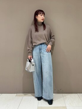 LINさん（レディース・163cm）の冬コーディネート