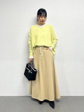 LINさん（レディース・163cm）の冬コーディネート