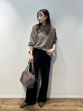 LINさん（レディース・163cm）の秋コーディネート
