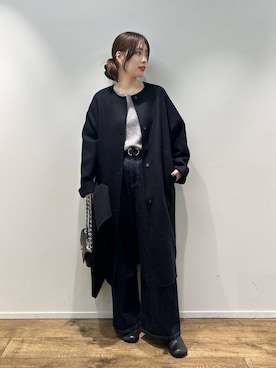 「MILOS（ミロス）のアイテム」を使った、LINさん（レディース・163cm）の秋コーディネート