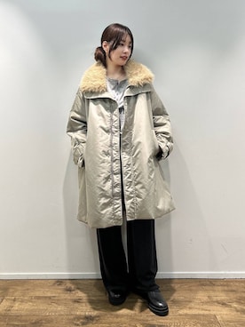「upperhights（アッパーハイツ）のアイテム」を使った、LINさん（レディース・163cm）の秋コーディネート