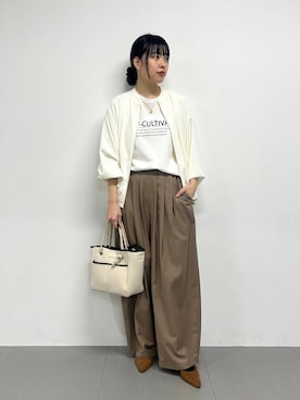 LINさん（レディース・163cm）の冬コーディネート