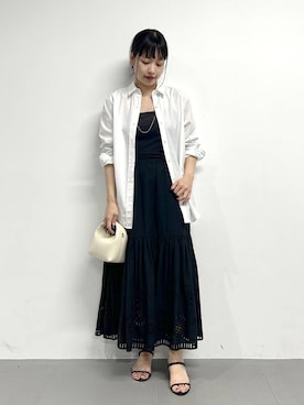 「骨格ナチュラル」｜LINさん（レディース・164cm）の夏コーディネート