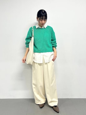 「Mazell（マゼル）のアイテム」を使った、LINさん（レディース・163cm）の冬コーディネート