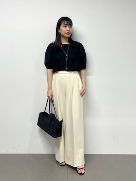 LINさん（レディース・163cm）の春コーディネート