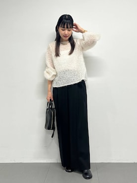 「Beau're（ヴュレ）のアイテム」を使った、LINさん（レディース・163cm）の冬コーディネート