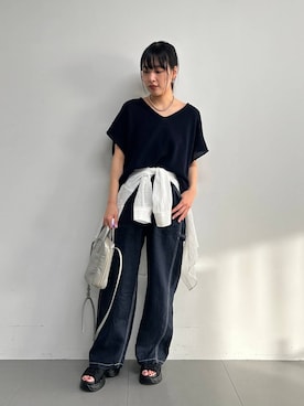 LINさん（レディース・163cm）の春コーディネート